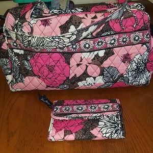 Vera Bradley shoulder bag/euro wallet